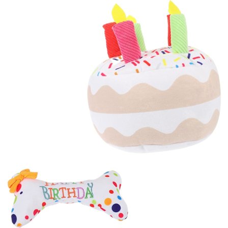 2 stycken tuggleksaker Söta tårtor Valp Hund Valpar Leksak