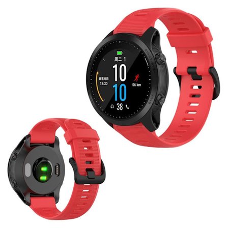 Garmin Forerunner 945 / Fenix 5 Plus / Approach S60 klockarmband i silikon - Röd