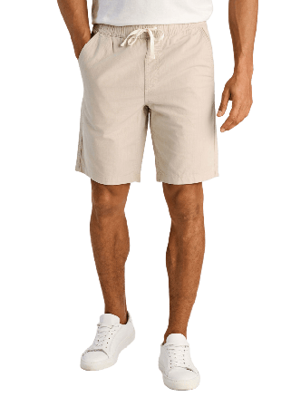 Lindbergh Elastic waist Shorts Herr Grå M