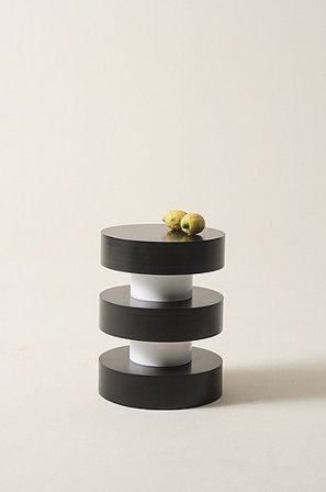 Jotex - Sivupöytä, ø 40 Cm Musta/valkoinen Musta/valkoinen - PORTELLO - Osta Sivupöydät & pikkupöydät Jotex