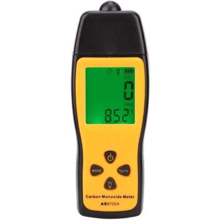 Bærbar kulilte måler kulilte monitor kulgasanalysator håndholdt CO gastester 135X47X25mm——