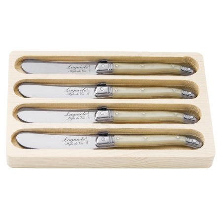 Laguiole Premium Line voiveitsi 4-pakkaus, pearl