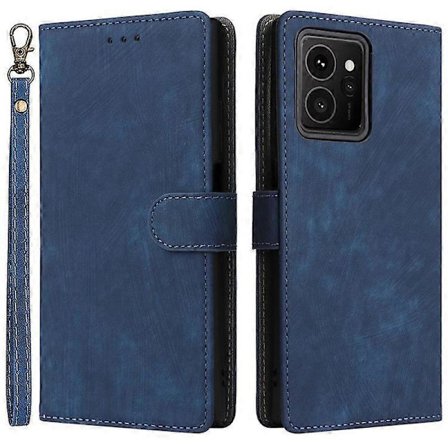 Kompatibelt til HMD Skyline Pung Etui RFID PU Læder Etui Stativ [DB]