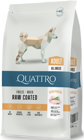 Quattro All Breed with Poultry Adult 12 kg