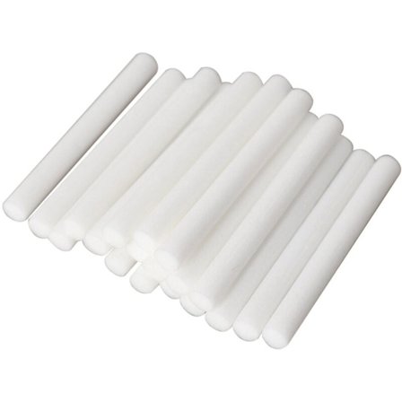 20 stk. Luftfukter Filtre Erstatning Bomullspinne for USB Aroma Diffusorer Luftfukter