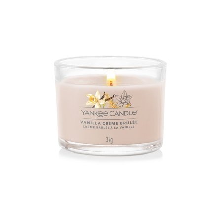 Yankee Candle Filled Votive Candles Vanilla Crème Brûlée 37gr - Candela Profumata