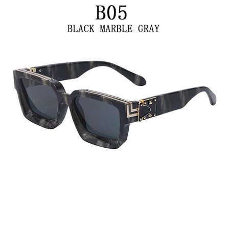 Fyrkantiga Överdimensionerade Millionaire Mode Glasögon Lyxiga Solglasögon För Män Vintage Solglasögon Kvinnor Sonnenbrille Gafas De Sol Lentes