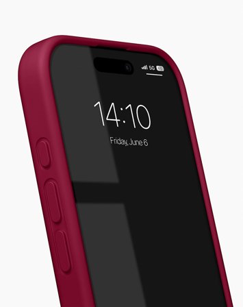 IDEAL OF SWEDEN Silicone Case MagSafe iPhone 17 Cranberry, Tøj & Bolig, Elektronik, Telefon & Mobiltilbehør