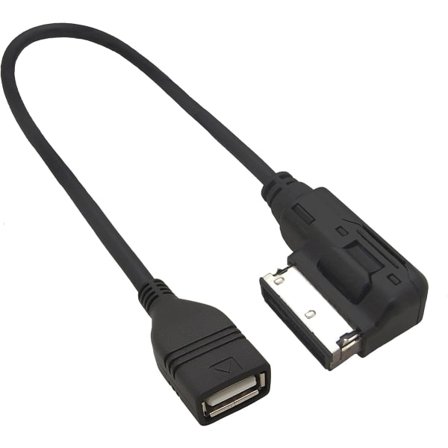 USB-ljudkabel med USB-adapter för Audi AMI MMI 2G 3G 3G+ - Perfet