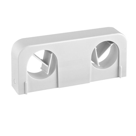 Faluplast Snap 14190 Rørklemme 25/28 mm, hvit Dobbel, Installasjon