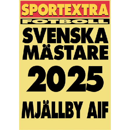 A3 Print - Mjällby AIF - Svenska mästare 2025!