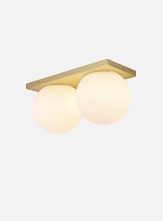 Palla Mini 2-lys dtw - messing