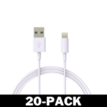 3M Lightning iPhone Laddkabel till Alla Modeller - Vit