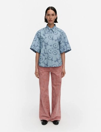 Marimekko Standardi Unikko - Blue - 38