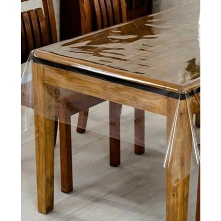 PVC Vinylbordsduksskydd i bredd 40 cm – (Genomskinlig 0,25 mm, längd 80 cm)