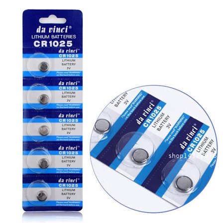 Knappcellebatteri CR1025 - 5 stk