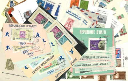 Haiti - Dublet-parti med miniark