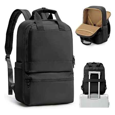 Ryggsekk for flykabinen, flygodkjent håndbagasje, svart