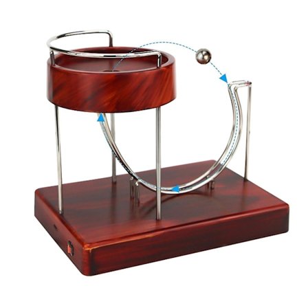 Kunststof Kinetisk Evighedsbevægelsesmaskine Skulptur Kontor Hjem Desk Praktisk Ornament
