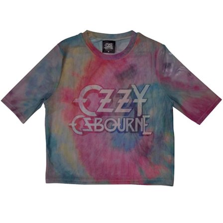 Ozzy Osbourne Dam/Dam Logo Mesh Crop Top 10 UK Flerfärgad