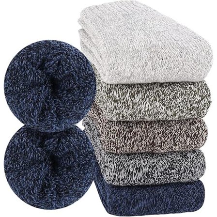 10 par sokker herre vinter varme termiske tykke ullgave herre varme sokker herre oppvarmede sokker herre