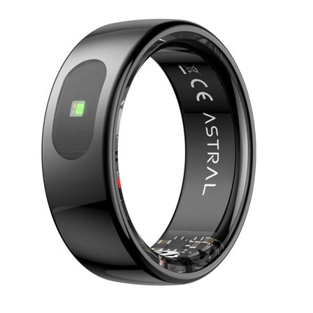 Forever Smartring Astral SR-100 Svart - Størrelse 7