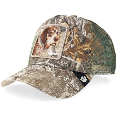 Goorin - Camo trucker Cap - Realtree Edge Grump Dog Camouflage A-Frame Trucker @ Hatstore