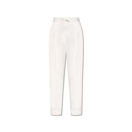 Emporio Armani, Loose-fitting trousers Wit, Dames, Maat:2XS