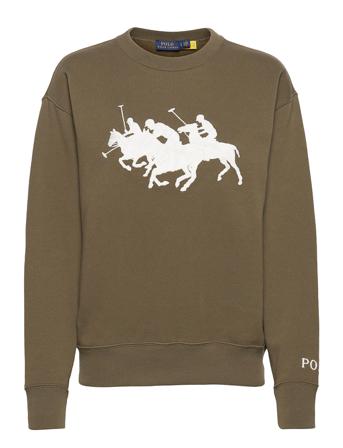 Heard Cn Po-Long Sleeve-Knit Green Polo Ralph Lauren