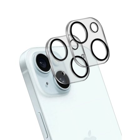 [2-Pack] iPhone 15 Linsskydd I Härdat Glas
