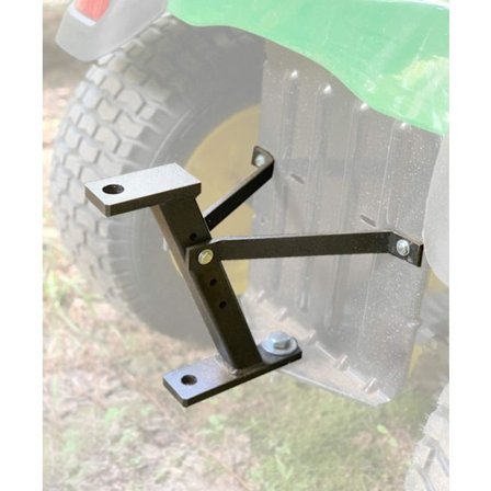Peräkärrykoukku ruohonleikkurille, puutarhatraktorin peräkärrykoukku, vankka rautarakenne, yhteensopiva John Deere Ariens Cub Cadet Poulan Pro Husky 