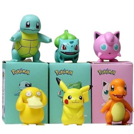 Alkuperäiset Pikachu Pokemon -hahmot 8 cm Uusi malli