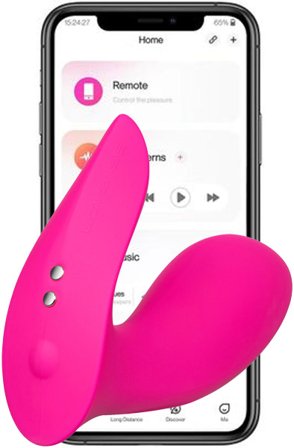 Lovense Flexer G-Spot & Clit Panty Vibrator Appstyrt vibrator
