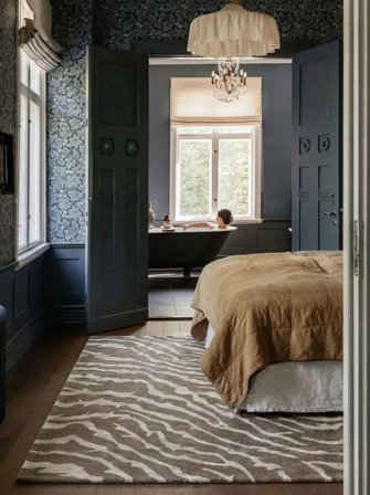 Camouge 140X200 Small Greige Animal Wool Rug