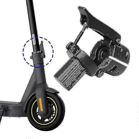 Kompatibel med Ninebot Max G30 - Udskiftningsdele til foldestangbase, kompatible med elektriske løbehjul - Perfekt
