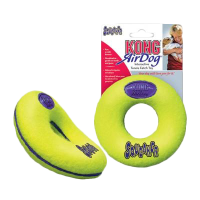 KONG AirDog Squeaker Donut tennisbold diameter 12 cm