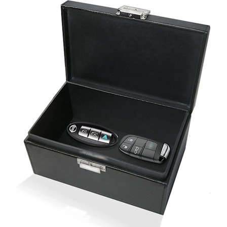 Stor Faraday-boks til bilnøgler - RFID tyverisikringsbur til bilsikkerhed