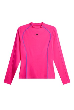 J.Lindeberg - Golf - Allien Long Sleeve Top - Pink - Femme - XL