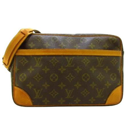 Louis Vuitton Vintage Pre-owned Canvas louis-vuitton-Tass , Bruin , Dames , Maat: ONE Size Vintage Tassen