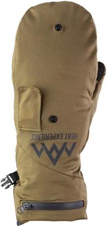 Heat Experience - Heated Hunt Pullover Mittens Unisex lämpökintaat metsästykseen - Maastonvihreä - Unisex