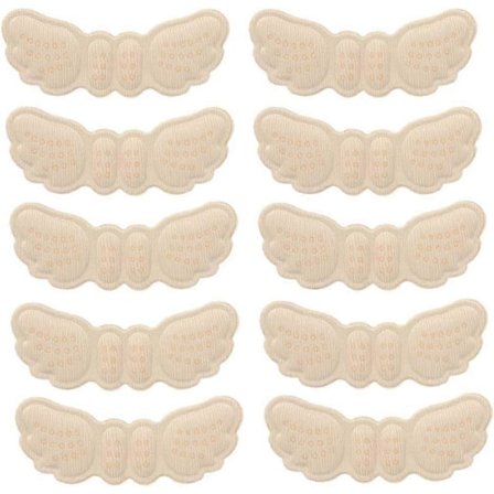 Kantapään tarra, kantapään pehmuste, 5 paria kengän kantapään pohjallisia, liukumaton pohjallinen