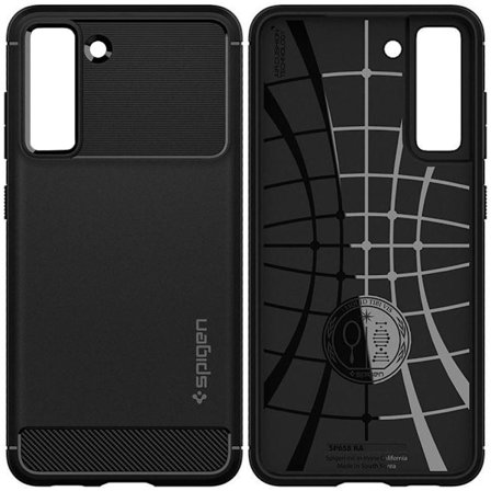 SPIGEN RUGGED ARMOR GALAXY S21 FE MATT SVART