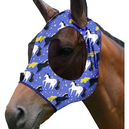 Superior Comfort Hestefluemaske Med Blødt Net UV-Beskyttelse Til Heste - Horse Gallop