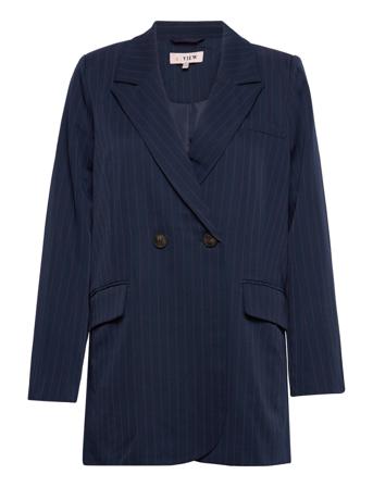 Annali New Stripe Blazer Navy A-View