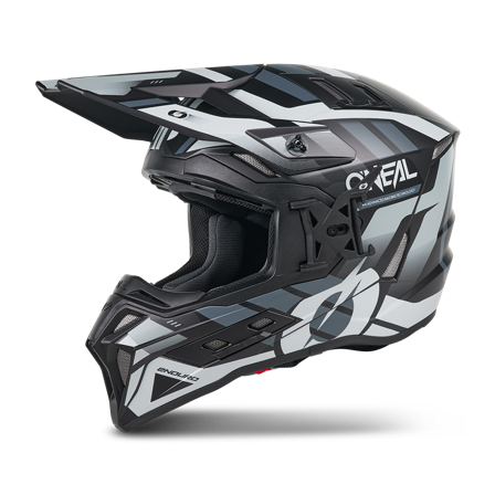 O'Neal Ex-Srs Dust Crosshjälm Svart/Grå L