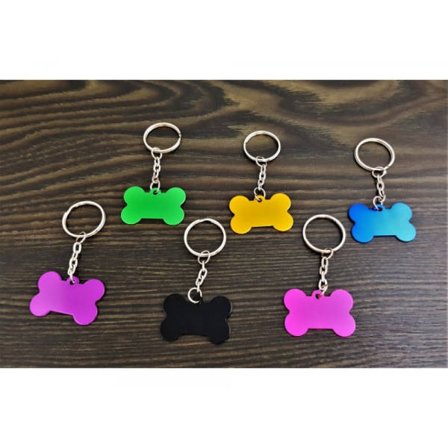 Nyckelbricka Hundben - Gravering - 6-Pack