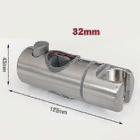 Vægmonteret bruseholder til udskiftelig håndbrusehoved