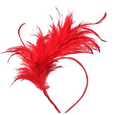 Fjer Hårbånd Karneval Fest Hoveddekoration Danse Performan