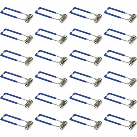 Pakkaus, jossa 24 jousiklipsiä upotettavalle kohdevalolle GU10 MR16 1,5 x 60 mm