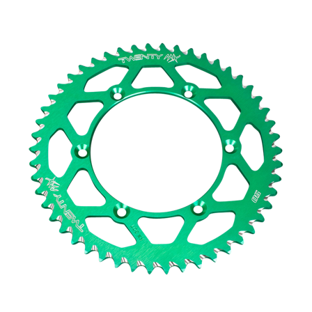 Zębatka tylna Twenty zielona - Kawasaki KDX 200 1983-2006